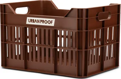 Immagine prodotto di Urban Proof Click cassa per biciclette 30 litri Plastica riciclata marrone scuro