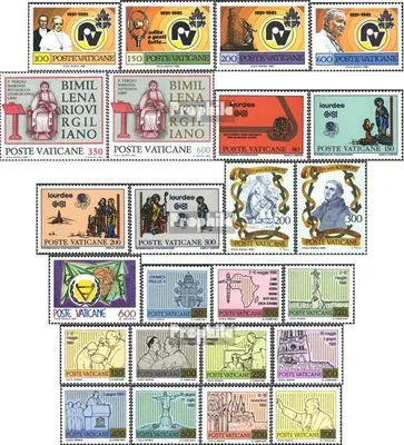 Produktbild von Briefmarken Vatikanstadt 1981 Mi 779-802 (kompl.Ausg.) Jahrgang 1981 komplett postfrisch Radio Vatikan