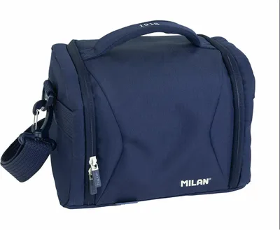 Imagen del producto de Bolsa térmica Milan, color azul marino, de 24,5 x 20 x 16 cm