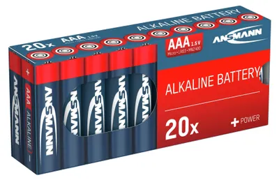 Produktbild von 80x ANSMANN Alkaline Batterie AAA Micro 1,5V – LR3 MN2400 (80 Stück)