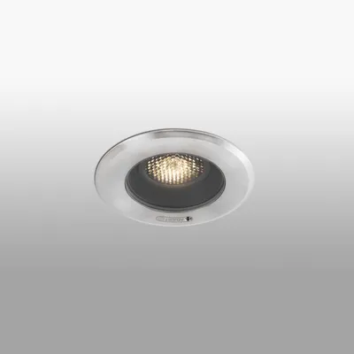 Image de Plafonnier encastré GEISER IP67 nickel mat