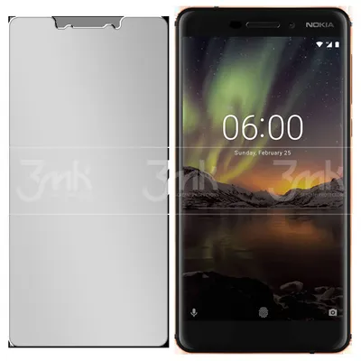 Produktbild von 3mk Display Hybridglas FlexibleGlass für Nokia 6.1 2018  0,3mm 7H