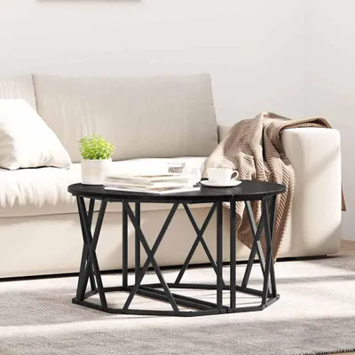 Produktbild von Möbel Couchtisch Schwarz Eichen-Optik 80 x 80 x 42 cm - Couchtische &59645