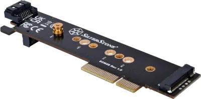 Produktbild von Silverstone ECM28, PCIe, USB 3.2 Gen 1 (3.1 Gen 1), Männlich, SATA, Schwarz, PC