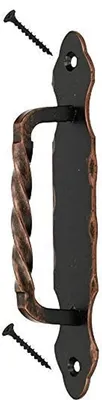 Obrázek produktu pro KOTARBAU® Dveřní klika 190 mm Kovaná železná dveřní klika Černá měděná dveřní klika Ocelová dveřní klika Dveřní klika Kování pro posuvné dveře