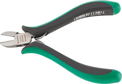 Produktbild von Stahlwille Elektronik-Seitenschneider L.115mm Kopf poliert, 2-Komponenten-Griff