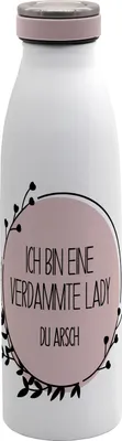 Produktbild von Isolierflasche Verdammte Lady 500ml