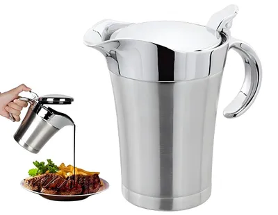 Edelstahl-Thermosaucère 750 ml, doppelwandig, mit Deckel