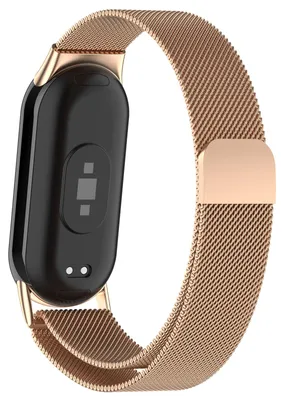 Produktbild von By Qubix Milanaise-Armband - Champagnergold - passend für Xiaomi Smart Band 8 / 9 / 10