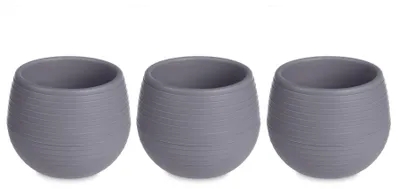 Produktbild von Selbstbewässernde Blumentöpfe aus Kunststoff, Ø 14 cm, 3er-Set