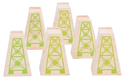 Productafbeelding van Bigjigs houten puzzel: brugpijlers