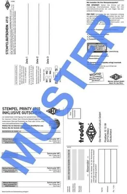 Produktbild von Ersatzgutschein Stempelplatte für Trodat 4910