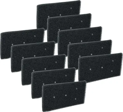 Produktbild von vhbw 10x Schaumfilter kompatibel mit Bauknecht TK Ecopro 8, TK Care E71 B, Eco Star 7, TKPLUS75A2Di, TK85A2Di Wäschetrockner