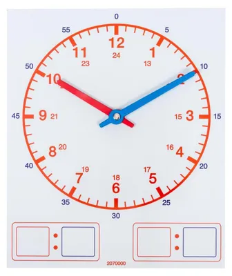 Immagine prodotto di Educo: Orologio didattico per insegnanti - 24 ore (magnetico)
