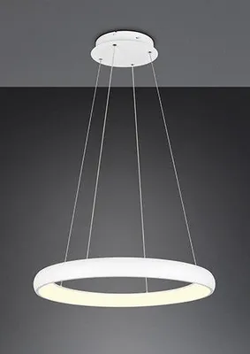 Productafbeelding van Led hanglamp Cardona wit - Ø 75cm