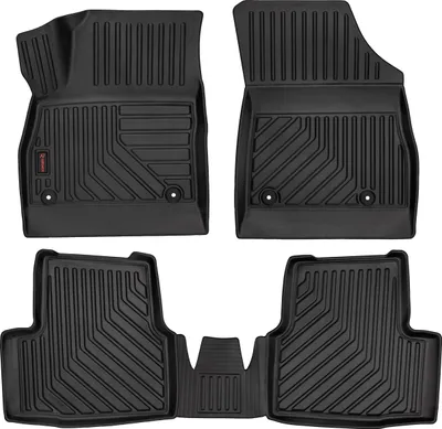 Produktbild von 3D Gummimatten passend für Opel Astra K limousine, schrägheck, kombi (2015-) – Schwarz, hoher Rand, 4-tlg Set