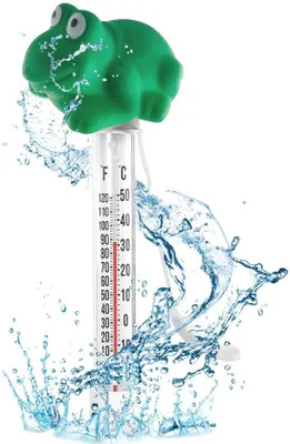 Productafbeelding van Drijvende Zwembadthermometer en Waterthermometer voor Zwembaden en Aquaria