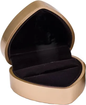 Produktbild von Ringbox Herzform, Samt, für Verlobungsring, Geschenkbox, 1 Stück