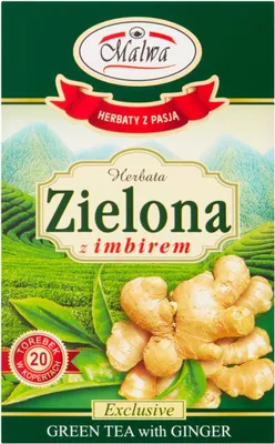 Produktbild von Grüner Tee + Ingwer FIX 20*1,5g MALWA