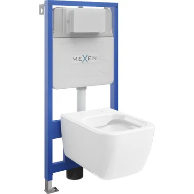 Obrázok produktu pre Mexen podomietkový WC systém Felix XS-U s WC misou Margo, biela- 6103342XX00