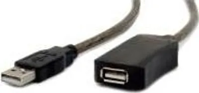 Produktbild von Gembird USB A/USB A M/F 5m, 5 m, USB A, USB A, USB 2.0, Männlich/Weiblich, Schwarz