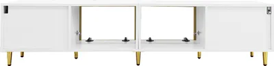 Produktbild von TV-Schrank mit 4 Türen Steh und Wandmontage TV-Tisch TV-Ständer TV-Schranktisch für Wohnzimmer 170 cm