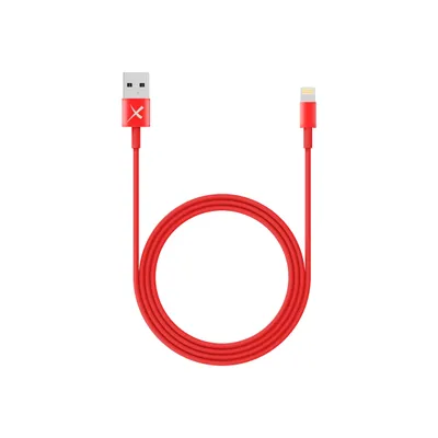 Zdjęcie produktu dla XLayer 214089, 1 m, Lightning, USB A, Męska, Męska, Czerwony