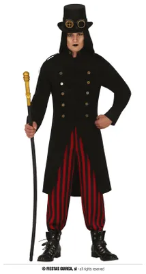 Productafbeelding van Steampunk kostuum voor heren, maat: S