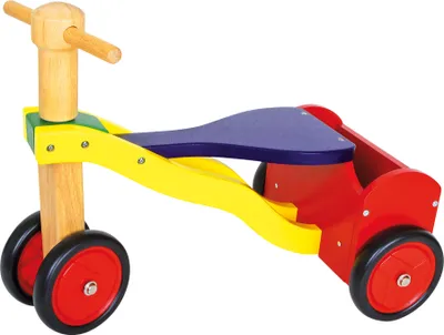 Immagine prodotto di Triciclo Nils in legno, con verniciatura colorata