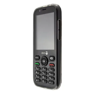 Obrázok produktu pre caseroxx ochranný obal TPU kryt kompatibilný s Doro 7010 / 7011, gumená taška na mobilný telefón priehľadná