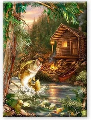 Imagen del producto de Mosaico De Diamantes, Casa Junto Al Río, 30X40 Cm
