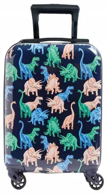 Produktbild von MPMAX Kinder-Koffer Rollkoffer Dinosaurier Reise-Koffer Zahlenschloss
