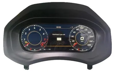 Imagen del producto de Panel de instrumentos digital, compatible con Skoda Octavia (modelos antiguos) de 2008 a 2013, pantalla de 10,25 pulgadas, soporte multilingüe, Octavia 08-13
