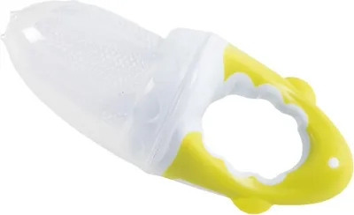 Obrázok produktu pre Cumlík pre bábätká bez BPA z nylonu s protišmykovou rukoväťou a hygienickým krytom