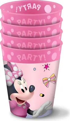 Produktbild von 4 wiederverwendbare Minnie Becher 250ml -