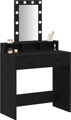 Obrázok produktu pre Toaletný stolík Čierna 79 x 41 x 140 cm Kompozitné drevo