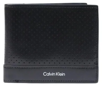 Produktbild von Calvin Klein PERFORATED BILLFOLD Herren Brieftasche Schwarz : Größe - UNICA Größe: UNICA