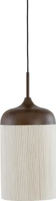 Productafbeelding van Hanglamp Dania donkere hout print Ø 22cm