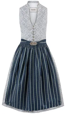 Productafbeelding van Stockerpoint Dames Dirndl Leonie I, maten 32-48. Comfortabel traditioneel jurkje met schouderbanden
