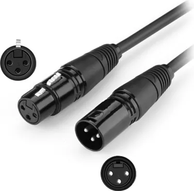 Produktbild von N31C Bolwins XLR Audio Kabel Verlängerung Mikrofonkabel XLR Stecker auf XLR Buchse 10m