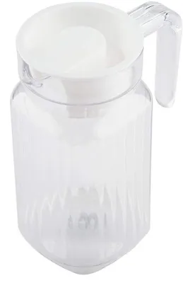 Productafbeelding van Allecto - Drankkan Met Deksel - Transparant 500ml - Sapfles Voor Thuis - Bargebruik - Handig - Drinken