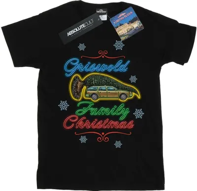 Obrázok produktu pre National Lampoon's Christmas Vacation - tričko "Griswold Family Christmas" pre mladých BI31774 (152-158) (Schwarz)