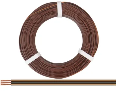 Immagine prodotto di Cavo trifilare 0,14 mm² / 50 m marrone scuro-nero-marrone chiaro