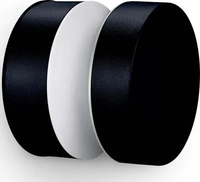 Image de Applique LED Laven Acier inoxydable Noir IP44 Chaud 6W 600lm