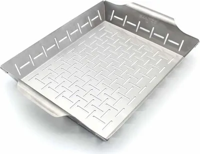 Produktbild von Gemüsekorb L / Grillpfanne Edelstahl, 35 x 24,2 cm