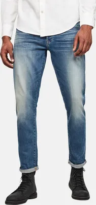 Immagine prodotto di G-STAR Jeans da uomo, modello 3301 Regular Tapered, colore blu (Vintage Azure, codice prodotto 51003-C052-A802)