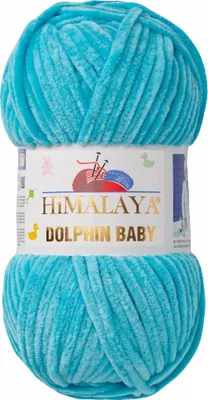 Produktbild von Strickfein Himalaya Dolphin Baby super Bulky Chenille Garn Wolle strickgarn 100 gr 80315 - türkis