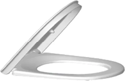 Immagine prodotto di Villeroy & Boch ViCare - Sedile per WC compatto, AntiBac, bianco alpino 9M7261T1