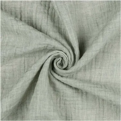 Musselin-Stoff meliert ab 50x136cm uni Oeko-Tex Double Gauze Windeltuch Mulltuch Baumwolle natur