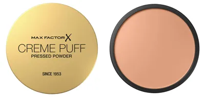 Imagen del producto de Max Factor Crème Puff, apto para todo tipo de piel, tono claro, "Tempting Touch", compacto, polvo prensado, acabado mate